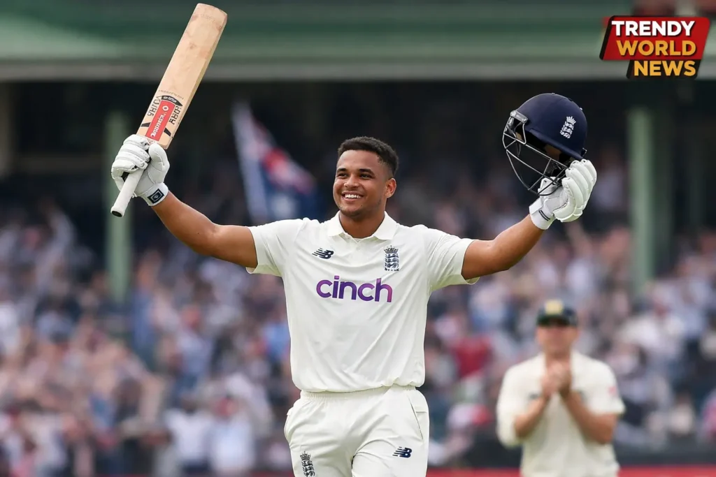 Jacob Bethell celebrating his maiden Test century during the Ashes 2025-26 series for England – Trendy World News